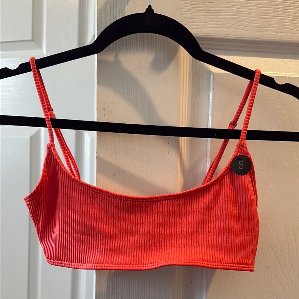 Red Ribbed bikini (full set)